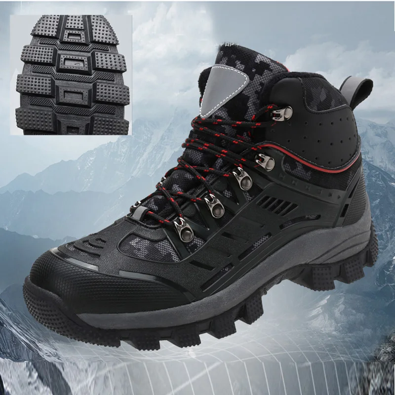 men Hiking Shoes Professional Waterproof Hiking Boots Tactical Boots ...