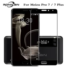 RONICAN 9H полное покрытие из закаленного стекла для Meizu Pro 7 Plus Защитная пленка для экрана для Meizu Pro 7 Plus стеклянная пленка для Meizu Pro7