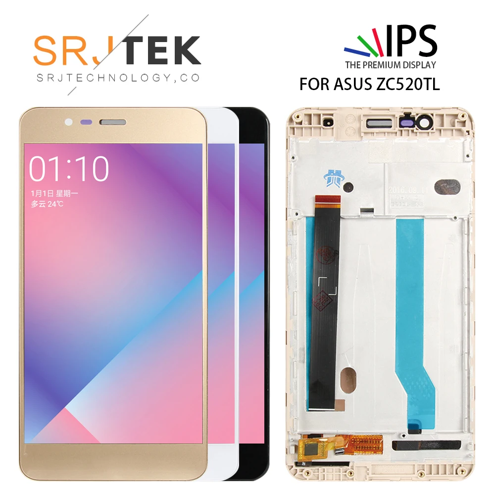 

Warranty Tested 5.2'' 1920x1080 Display For Asus Zenfone 3 Max ZC520TL LCD Touch Screen Digitizer Assembly X008D