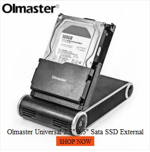 Olmaster металлический корпус HDD чехол для жесткого диска инструмент жесткий диск корпус 6 Гбит/с для 7~ 9,5 мм 2,5 дюймов SATA SSD жесткий диск