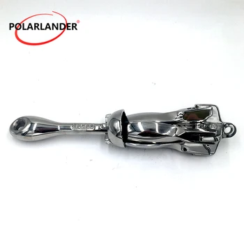 

Marine Yacht Durable Parts Grapnel Anchor Folding 316 Stainless Steel Boat Docking Hardware 1.5KG 2018 New Arrive
