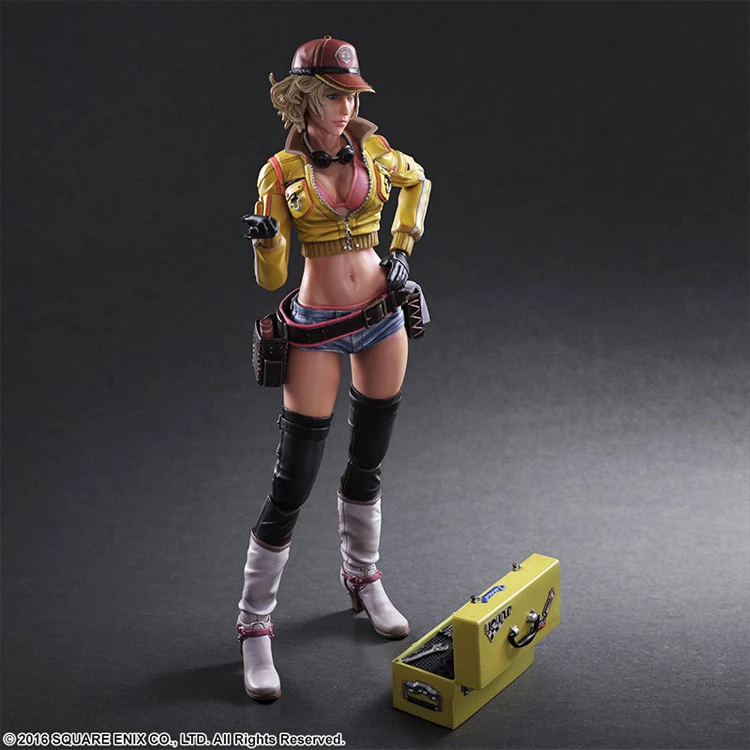 Final Fantasy XV Variant Cindy Aurum Figure 1 6 scale painted figure Machinist Cindy PVC Action Figures Toy Brinquedos  (7)