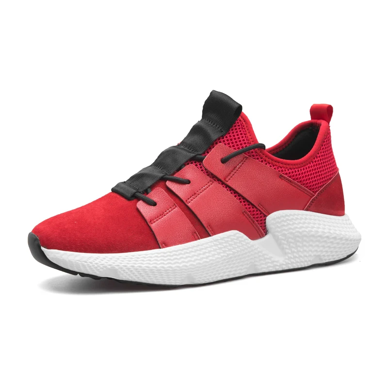 

Men Running Shoes 2018 Kanye West Fashion Mesh Light Breathable Casual Shoes Men Sneakers Red Gray Black Shoes