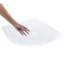 Advanced Anti-slip Bath Mat Quick Drain Shower Mat Carpet Bathroom Non Slip Square Shower Stalls Machine Washable Suction Cups Advanced Anti-slip Bath Mat Quick Drain Shower Mat Carpet Bathroom Non Slip Square Shower Stalls Machine Washable Suction Cups