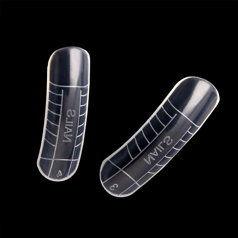 120-Pcs-Quick-Building-Mold-Tips-Nail-Dual-Forms-Finger-Extension-Nail-Art-UV-Builder-Poly