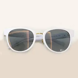 Кошачий глаз солнцезащитные очки женские круглые солнцезащитные очки зеркальные градиентные линзы оттенки Oculos De Sol Feminino с упаковочной
