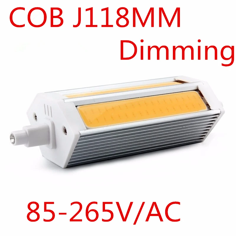 R7S COB Led лампа Затемняющая светильник SMD 10 Вт 15 Вт 20 Вт 25 Вт AC85V-265V лампада лампа J78 мм j118мм j135мм j189мм Замена галогенный прожектор светильник