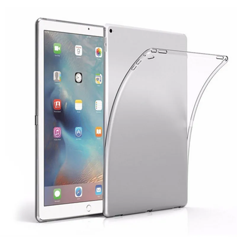 Силиконовый чехол для нового iPad 9,7 нового iPad Mini 1 2 3 4 прозрачный чехол Мягкая Задняя накладка чехла из ТПУ-цифровой преобразователь для iPad 2/3/4 5 6 iPad Air 1 2