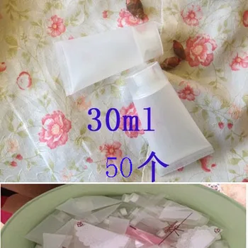 

30g 50pcs Refillable Tube Dull Polish Empty Cosmetic Soft Tube Travel Squeeze Make Ups Container ( S ) Free Shipping & Wholesale