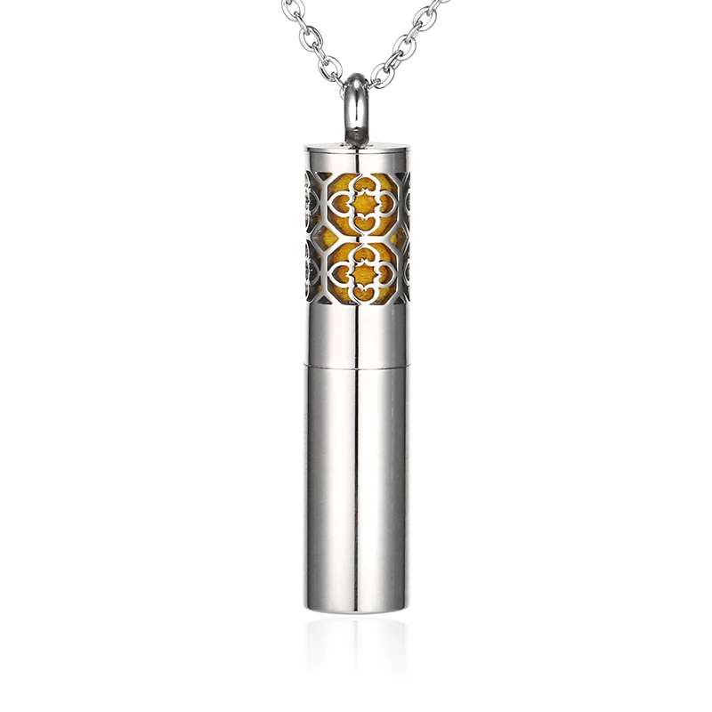 Контейнер для эфирного масла ожерелье из нержавеющей стали ожерелье со свистком ароматерапия диффузор медальон для мужчин и женщин - Окраска металла: style 13