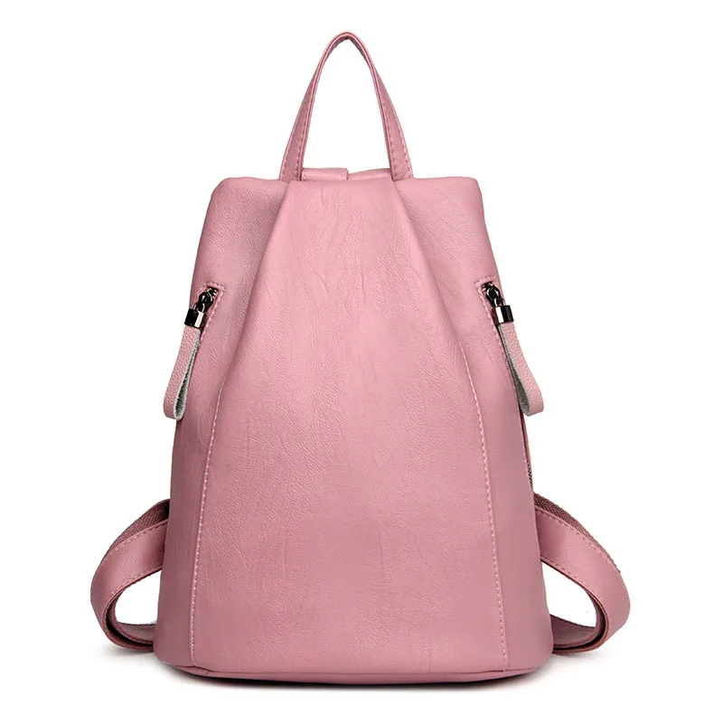 

Women Backpacks Female Leather Bag Preppy Students Backpack School Bags for Teenagers Girls Travel Back Pack Mochilas Sac A Dos