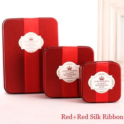 

12*9*4cm/8.3*8.3*4.5cm/6.3*6.3*3.8cm Wedding supplies candy storage box/jewelry box/tea tin box