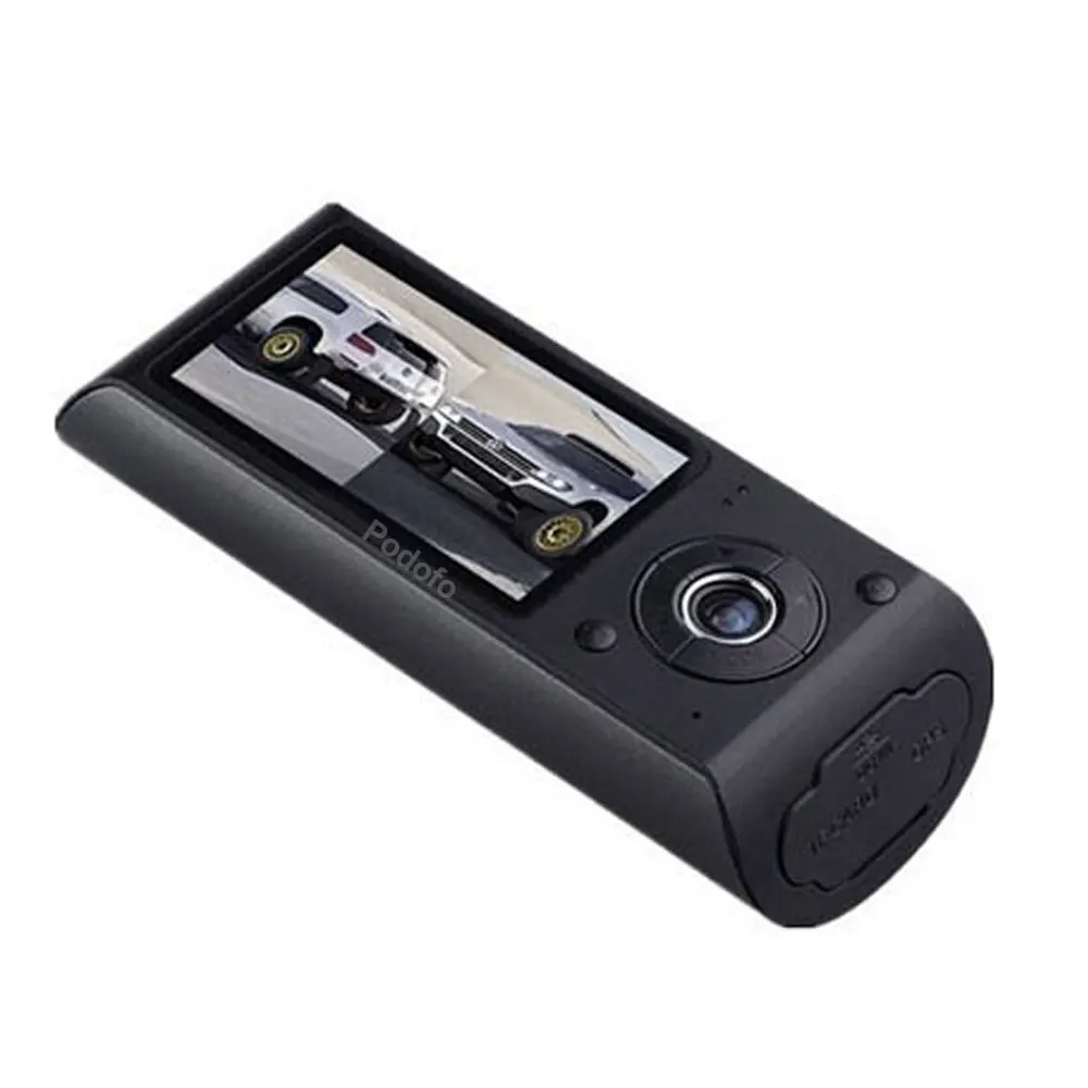 Podofo двойная Автомобильная камера DVR R300 с gps и 3D G Сенсор 2 7 &quotTFT ЖК дисплей X3000 Cam
