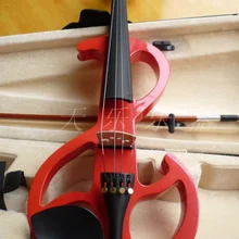 Красивый красный Электрический Скрипки полный набор