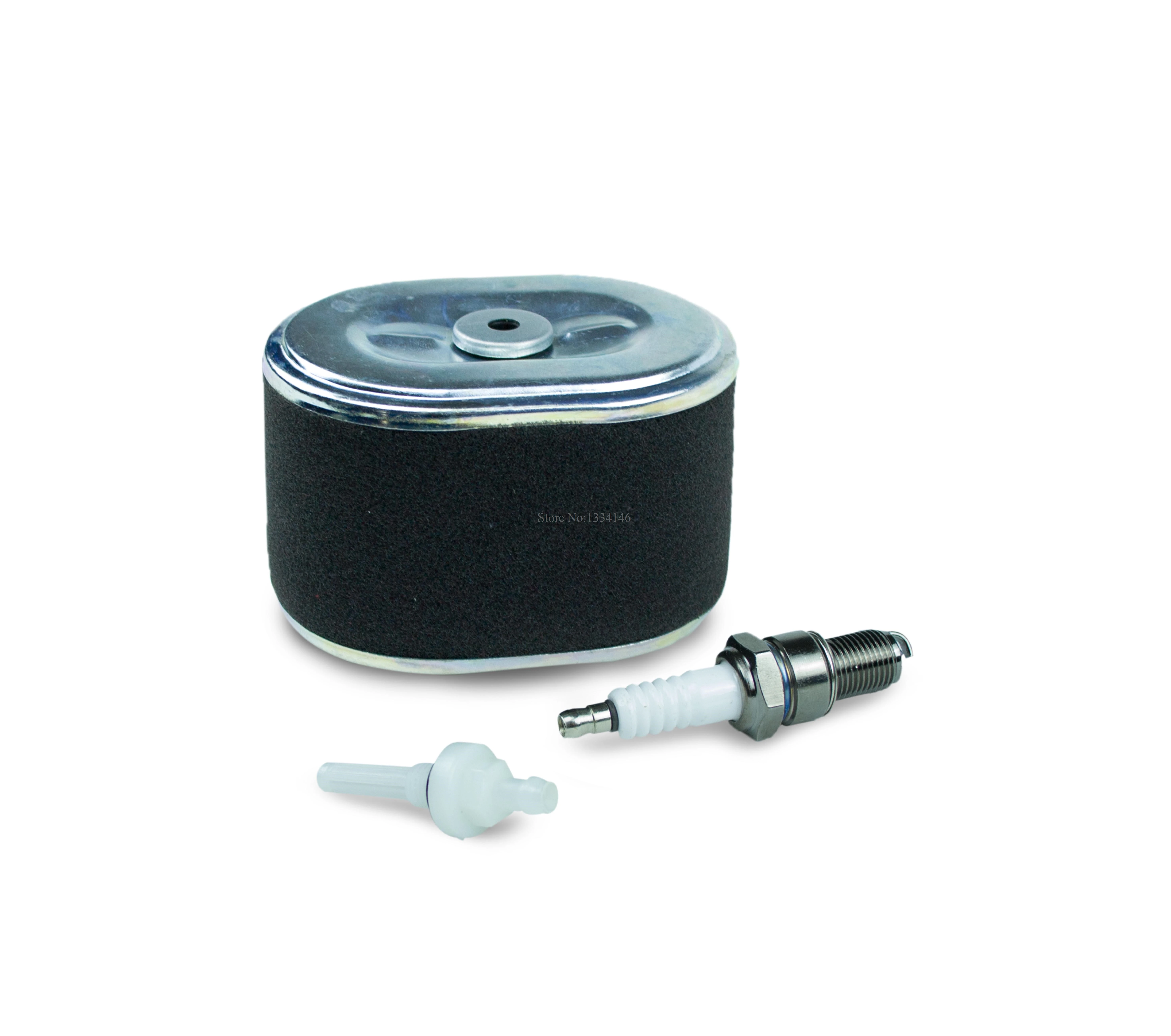 Motorcycle Spark Plug Gas Fuel Tank Joint Filter Air Filter Cleaner For