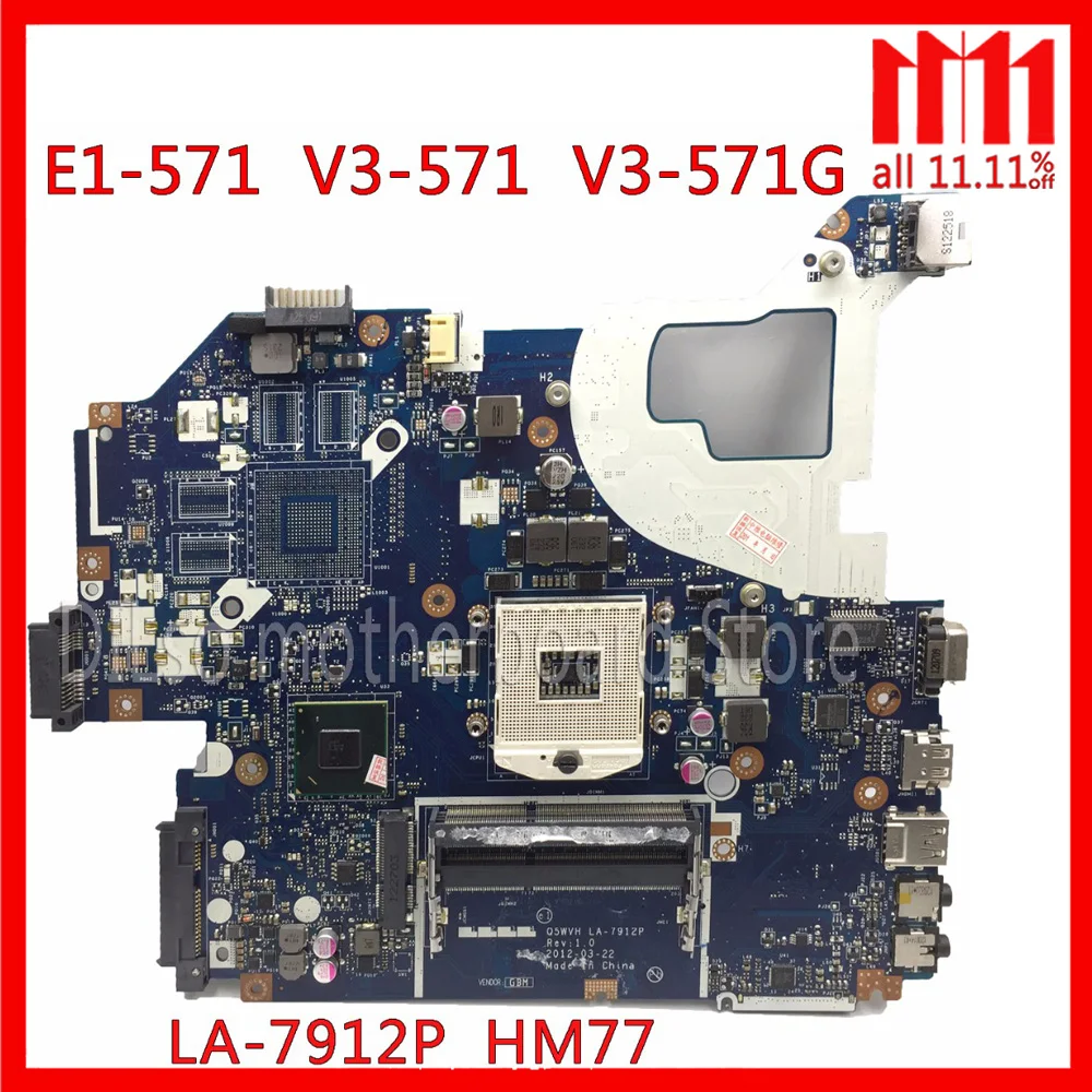 KEFU LA-7912P motherboard for ACER NE56R V3-571 E1-531 E1-571G NV56R laptop motherboard Q5WTC Q5WVH Q5WV1 LA-7912P HM77 Test KEFU LA-7912P motherboard for ACER NE56R V3-571 E1-531 E1-571G NV56R laptop motherboard Q5WTC Q5WVH Q5WV1 LA-7912P HM77 Test