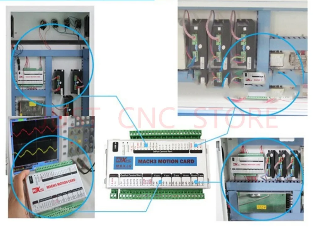 Mach 3 контрольная карта с ЧПУ 3 оси 4 оси 5 оси XHC MKX4 MACH3 USB ЧПУ карта управления движением 2000 кГц поддержка Windom 7 Systerm