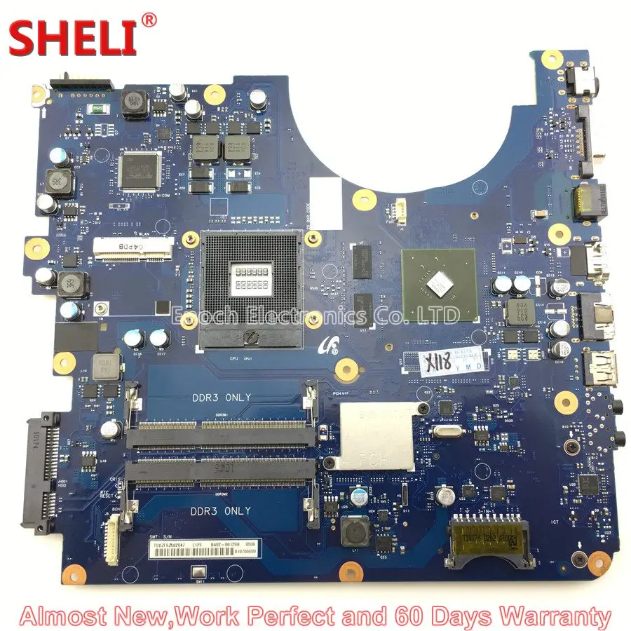 MOUGOL BA92-06129A BA92-06129B Laptop Motherboard For Samsung R580 NP-R580 BREMEN-M BA41-01175A GT 310M Main Board SKU: | Компьютеры и