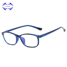 VCKA квадратный TR90 Для мужчин Для женщин компьютерные очки для чтения УФ синий светильник Защита Анти-синий светильник унисекс дальнозоркости