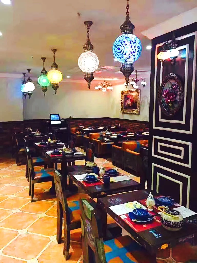  turkish moroccan pendant light handmade mosaic stained glass Corridor Stairwell cafe restaurant han - 32886246237