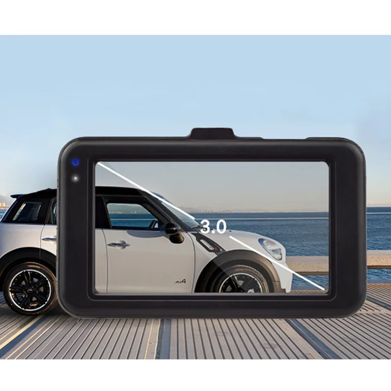 

New Car Dash Cam DVR Video Recorder Front View Camera Cyclic Recording Video 170 Degree Shooting Angle Night Vision G-sensor