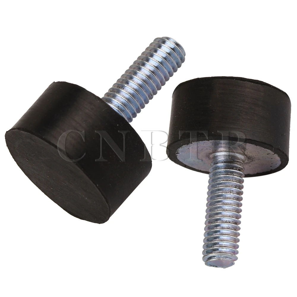 

CNBTR 2 x VE M6 MaleThread Rubber Anti Vibration Silentblock For Air compressors 20x10MM