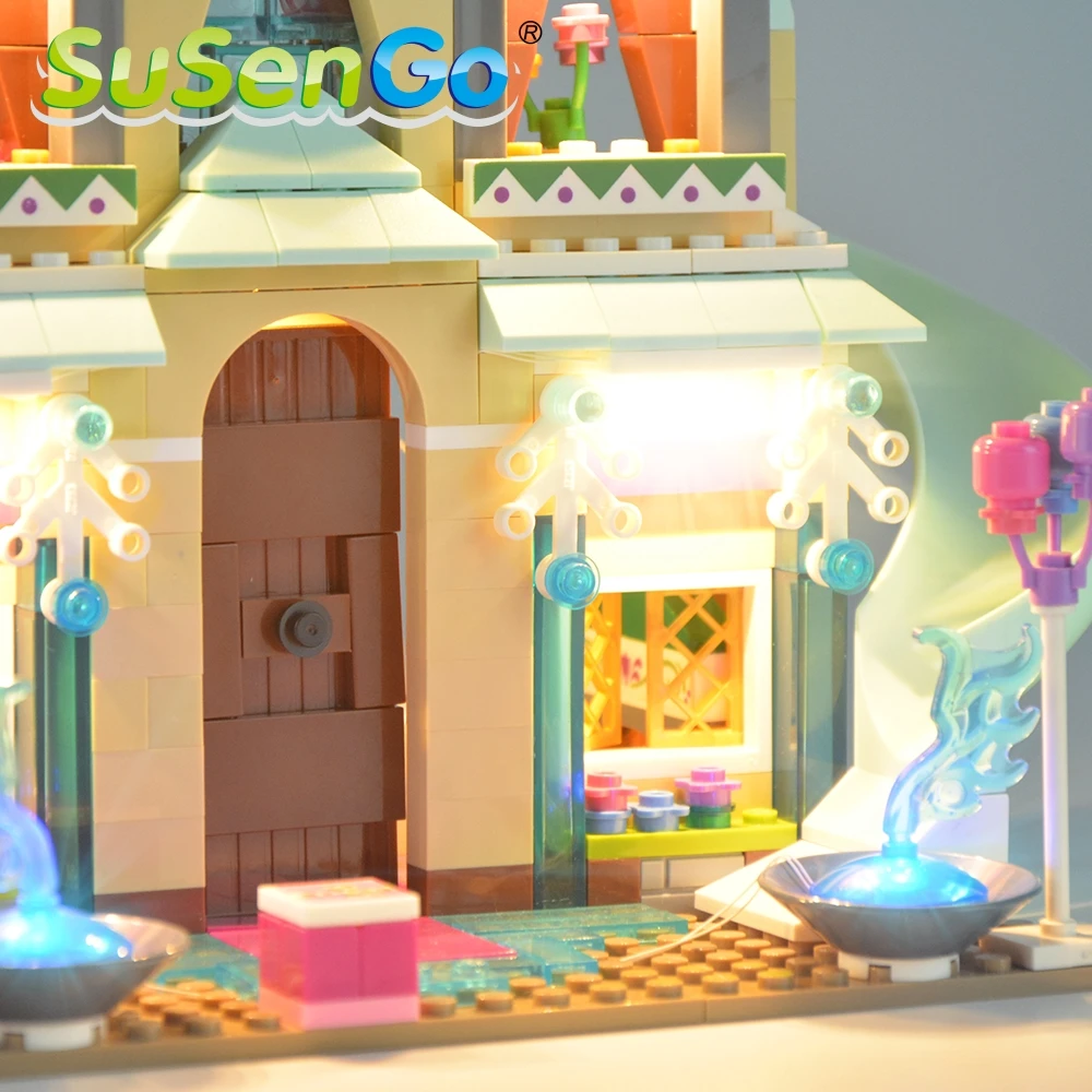 SuSenGo Led Light Kit For Frozen Princess Arendelle Romantic Castle Building Brick Light Compatible With 41068 07045 SuSenGo Led Light Kit For Frozen Princess Arendelle Romantic Castle Building Brick Light Compatible With 41068 07045