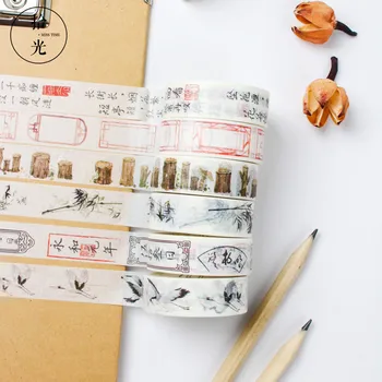 washi tape vintage Creative masking tape set Kawaii stationery cute washitape material escolar papelaria washi stickers handsome boy washi tape 4 5cmx5m masking tape decorative scrapbooking japanese stationery washitape school supply material
