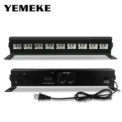 Светодиодный сценический Свет Голосовое управление Музыка вспышка огни DMX512 УФ-Черный Лазерные лампы прожектор для дискотеки лампа