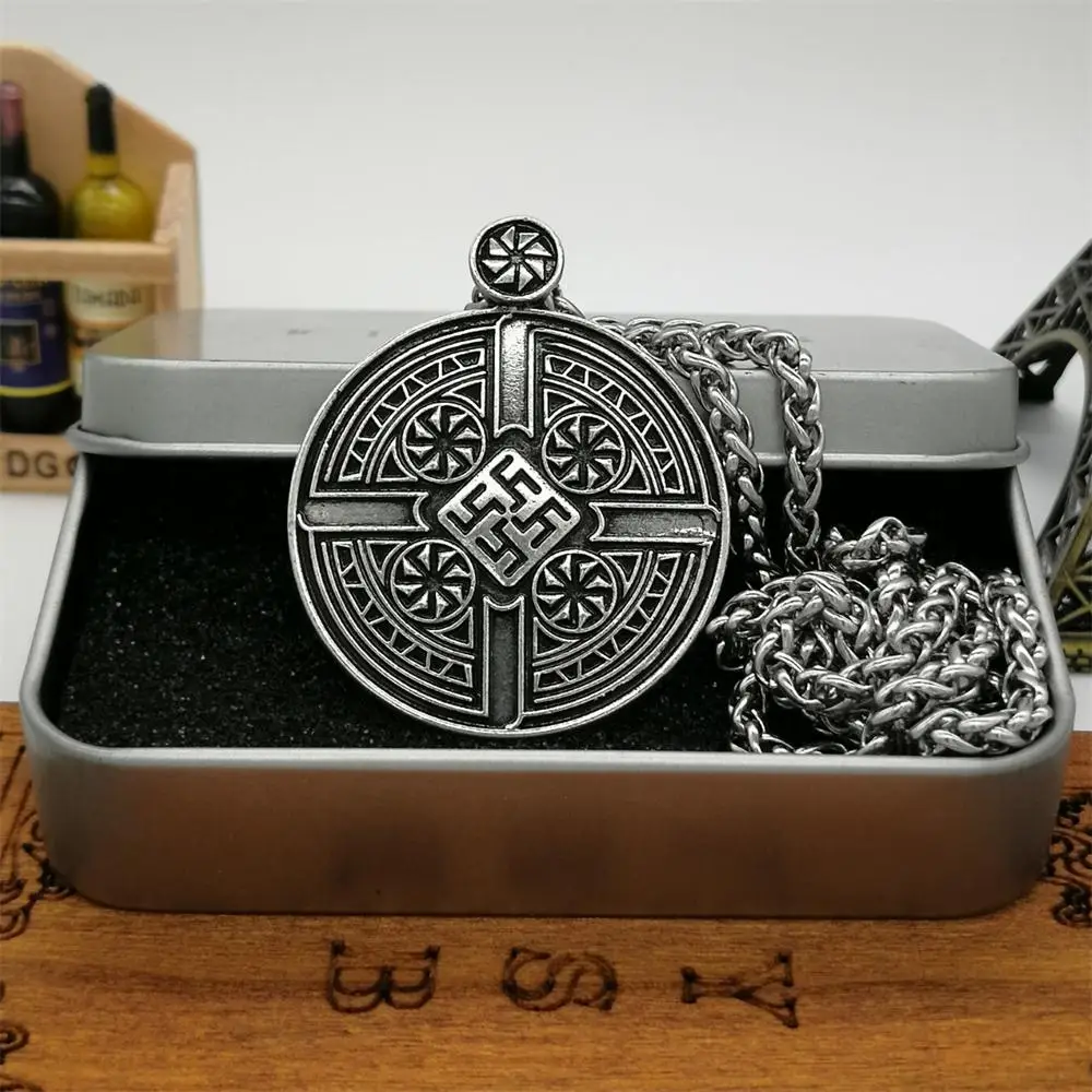 

Slavic rune Pendant Amulet Vintage Style Glamour Jewelry Men necklace 1pc