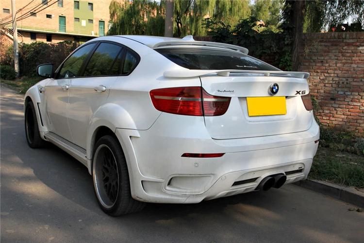 ABS Спойлер для BMW X6 E71 2008.2009.2010.2011.2012.2013. Высокое качество ABS заднего крыла Спойлеры Авто Интимные аксессуары