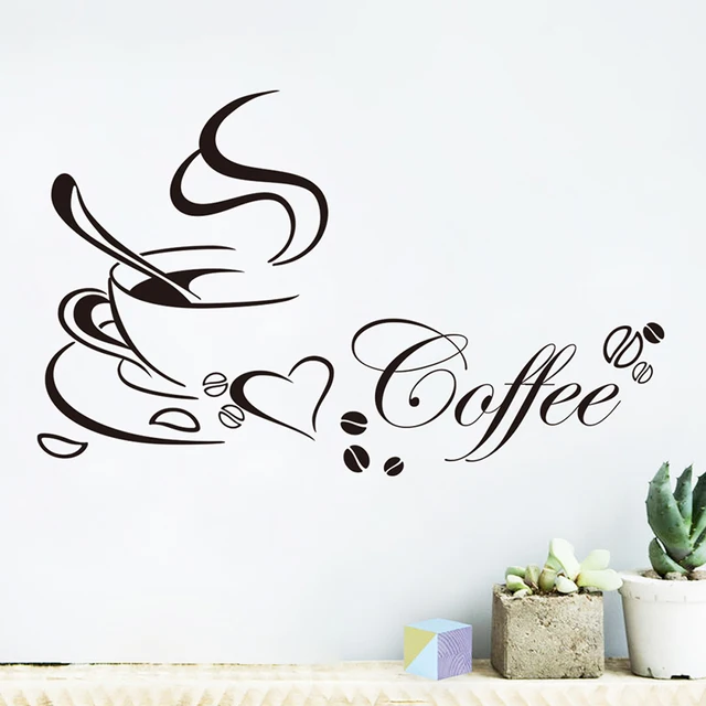 Best Price Creative Fragrant Coffee Wall Stickers For Kitchen Dining Room Home Decorations Vinyl DIY Decor Wall Home Mural Art Decals Best Price Creative Fragrant Coffee Wall Stickers For Kitchen Dining Room Home Decorations Vinyl DIY Decor Wall Home Mural Art Decals