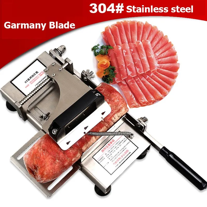 ST100A Germany blade 304 stainless steel household manual meat slicer