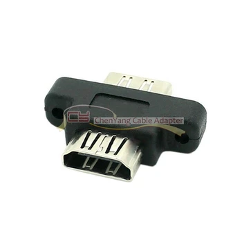 

10pcs/HDMI Female To HDMI 1.4 Female Extension Extender Coupler Adapter with Panel Mount Holes