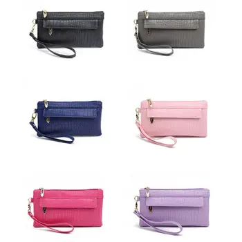 

2019 New Girl Women Lady PU Leather Wristlet Clutch Wallet Long Card Holder Purse Handbag Bag