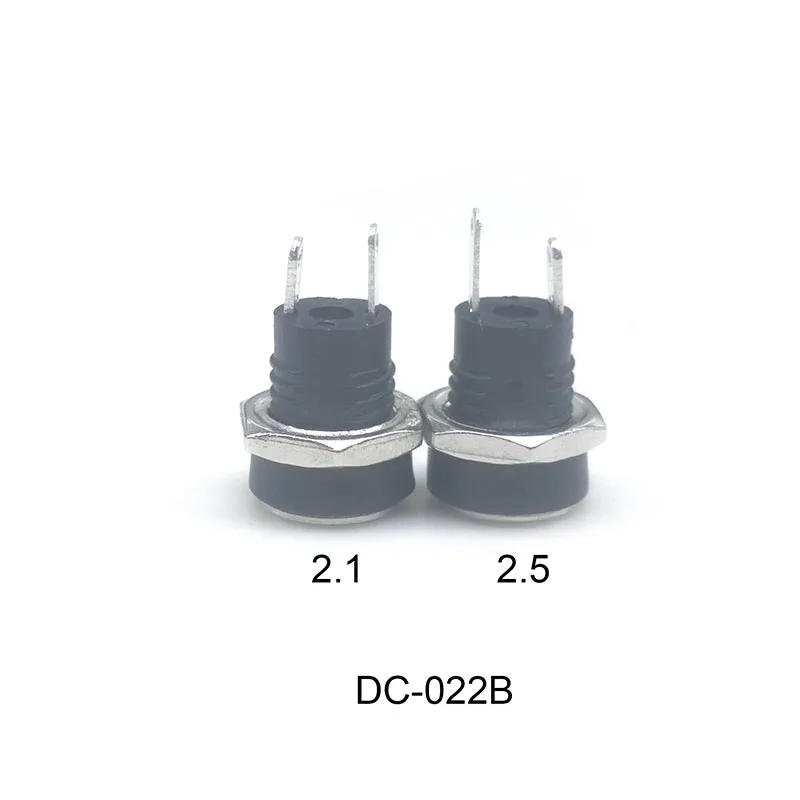 5 шт. DC-022B медь разъем 8 мм круглое отверстие DC питание зарядки 2,1/мм 2,5 DC разъем 5521 5525