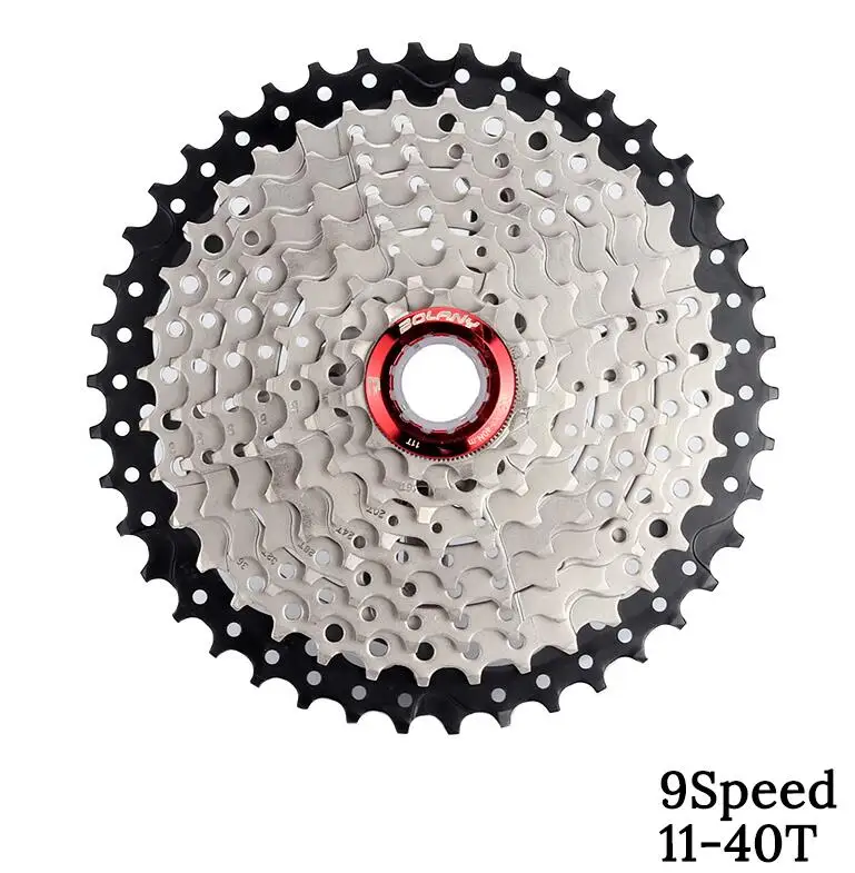 MTB велосипед freewheel 8 9 10 11 скорость 40 42 46 50 т маховик для Shinamo XT SLX Sram Горный велосипед Велоспорт кассеты аксессуары - Цвет: 9Speed 11-40T