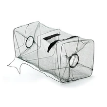 JHO Cage shrimp font b fishing b font font b nets b font bait traps nylon