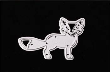 Fox Metal Cutting Dies Stencil DIY Scrapbooking Decorative Craft Photo Album Embossing Folder Paper Crad