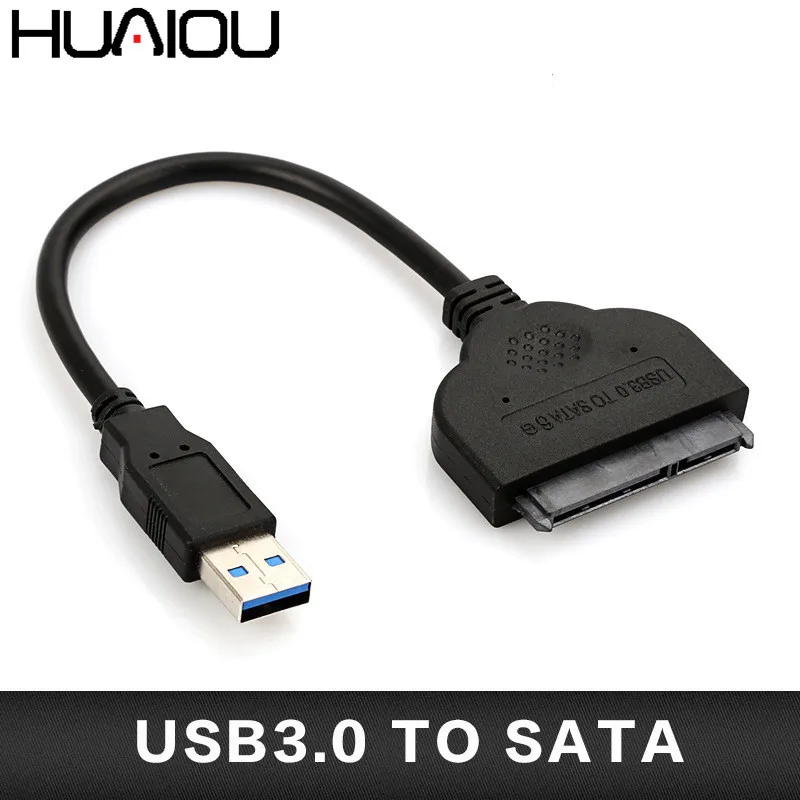 

Newest USB 3.0 SATA 3 Cable to USB Adapter Up to 5 Gbps Support 2.5 Inches External SSD HDD Hard Drive 22pin sataIII to USB 3.0