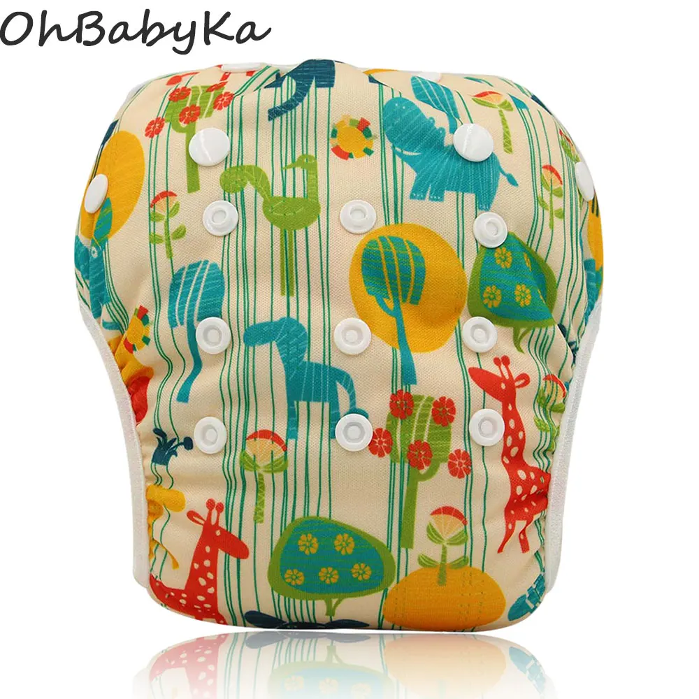 Baby Swimwear Washable Swim Diaper Cover Cloth Pants Reusable Baby