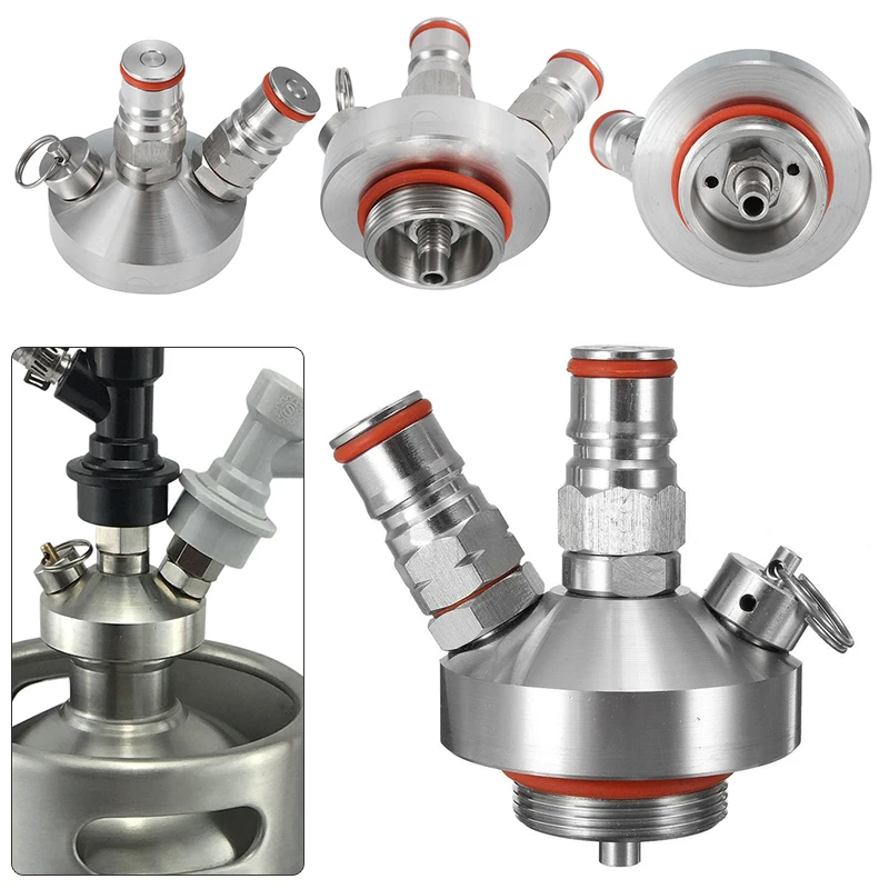 JX-LCLYL New Stainless Steel Beer Dispenser Mini Keg Tap for Homebrew Spear Craft Growler