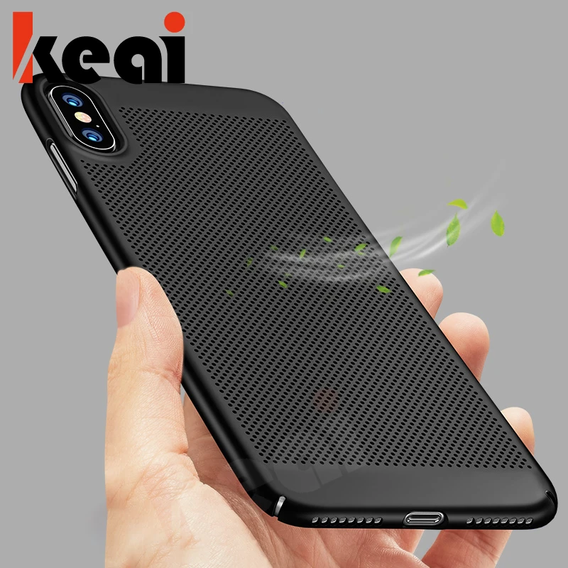 Luxury Heat Dissipation Protective Phone Cases For iPhone X 6 7 8 Plus