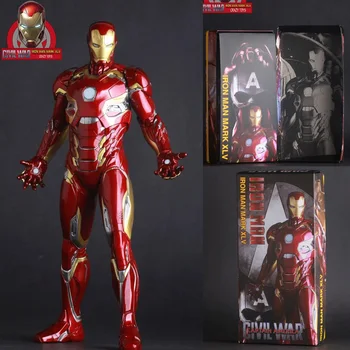 

1/6TH IRON MAN MK 45 XLV CIVIL WAR BY CRAZY TOYS COLLECTIBLE FIGURE STATUE 12INCH