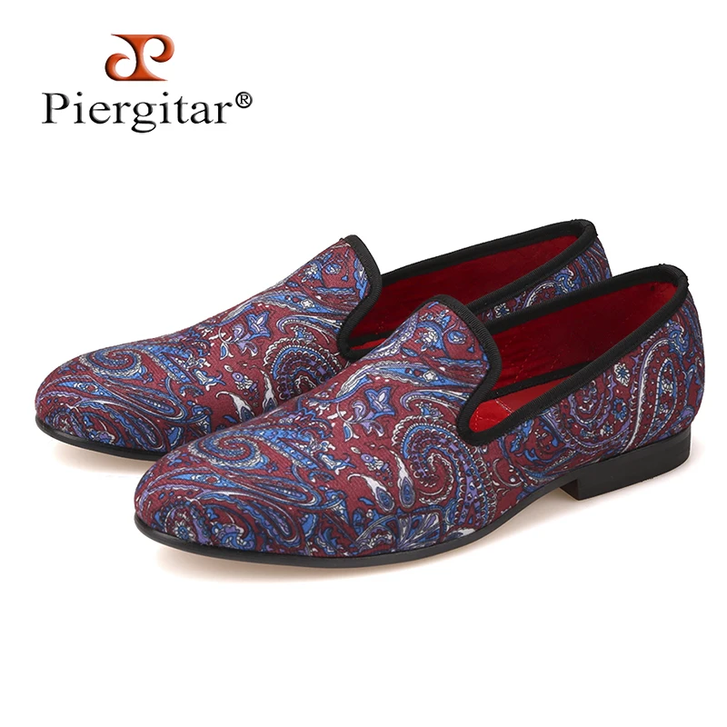 

Pierigtar 2018 Mixed colors Stretch Fabric Men Shoes Men Loafers Smoking Slipper Men Flats Size US 4-17 Free Shipping