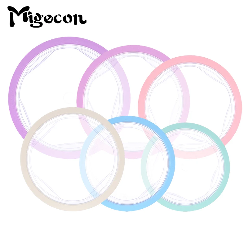 Migecon 6 шт./компл. Силиконовое уплотнительное крышкой микроволновых печей Саран