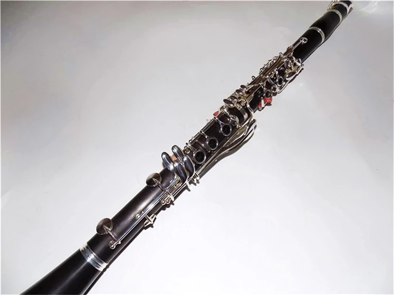 Bb Кларнет из черного дерева Professional Музыкальные инструменты 17 ключи Clarinete Италия колодки с ABS случае Прихватки для мангала Reed