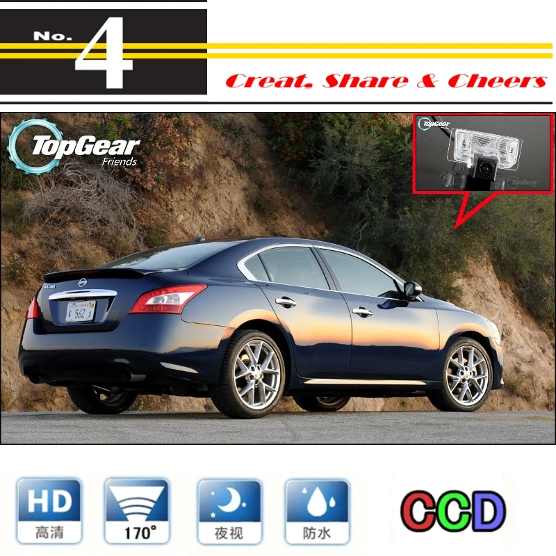 Автомобильная камера для Nissan Maxima 2003 ~ 2014 Высококачественная заднего вида PAL/NTSC