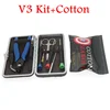 Electronic Cigarette Vape DIY Tool Bag VAPE Cotton Tweezers Pliers Wire Heaters Kit Coil Jig Winding For E-Cigarette Accessories ► Photo 3/6