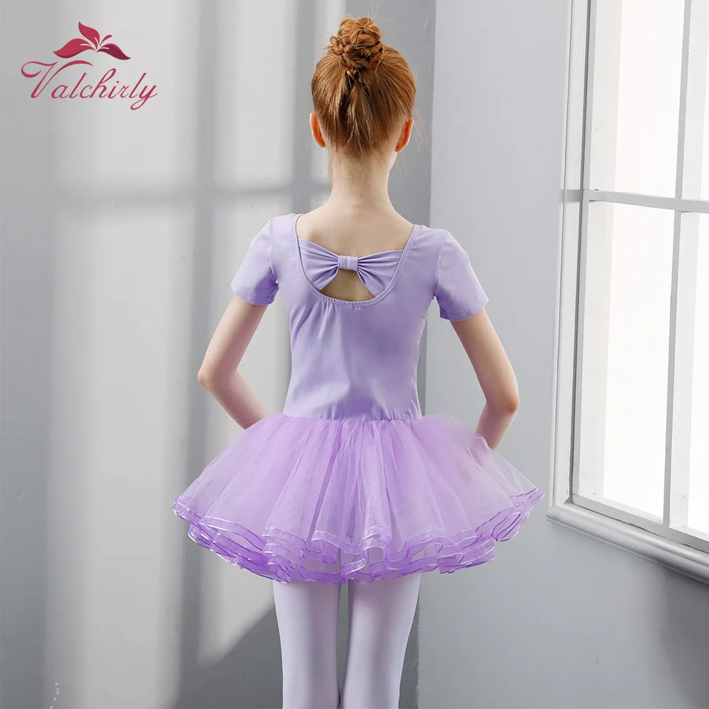 Балетное платье-пачка для девочек; красивая танцевальная одежда с бантом; детская юбка принцессы; костюмы для гимнастики; трико